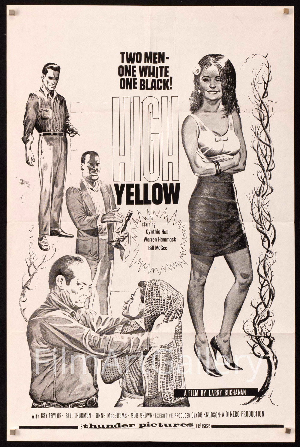 High Yellow Original Vintage Movie Poster