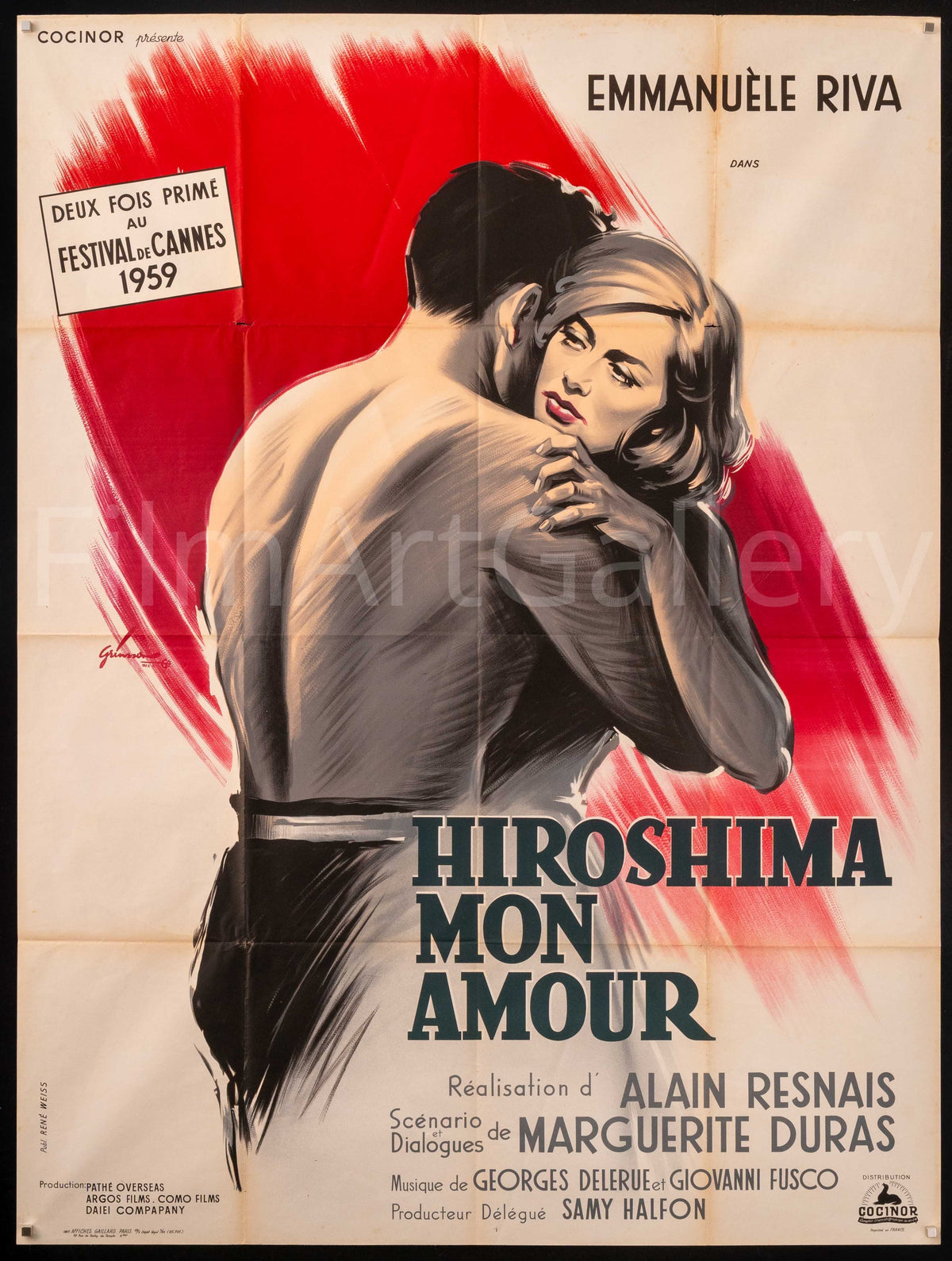 Hiroshima Mon Amour Original Vintage Movie Poster