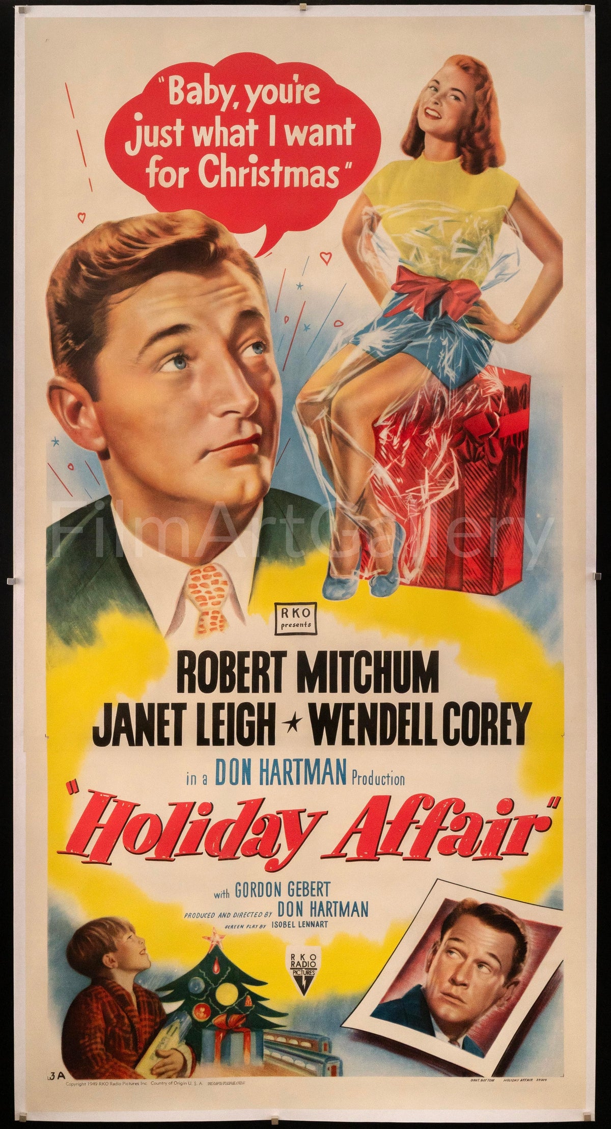 Holiday Affair Original Vintage Movie Poster