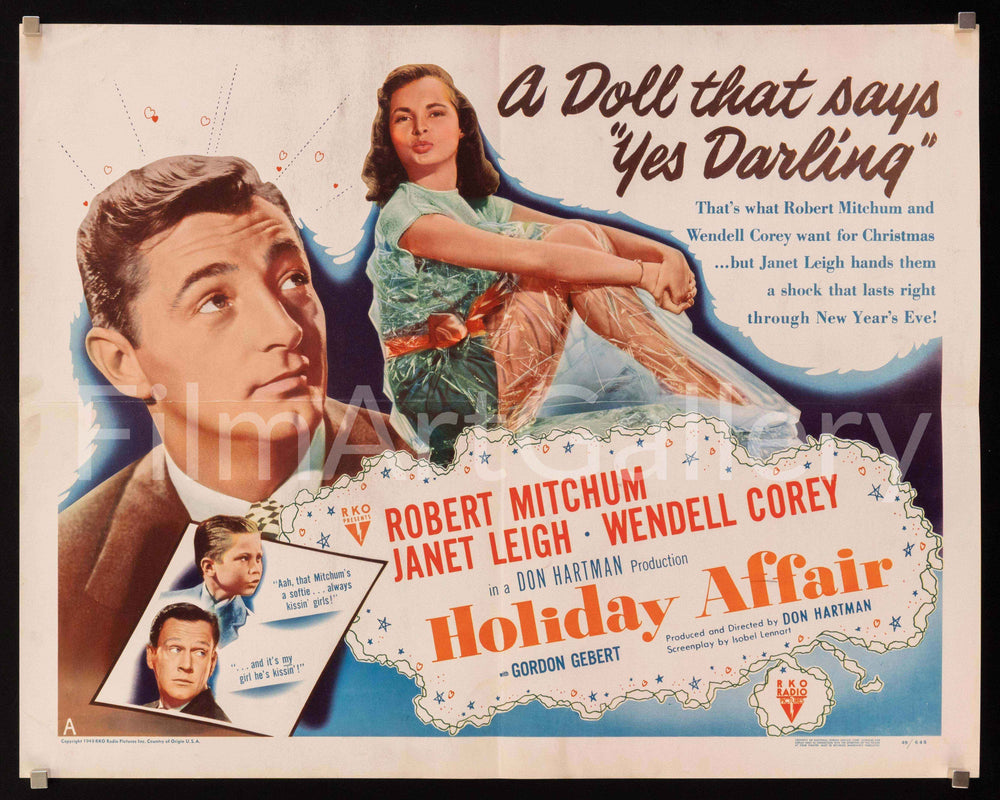 Holiday Affair Original Vintage Movie Poster