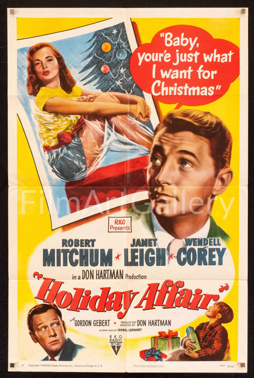Holiday Affair Original Vintage Movie Poster