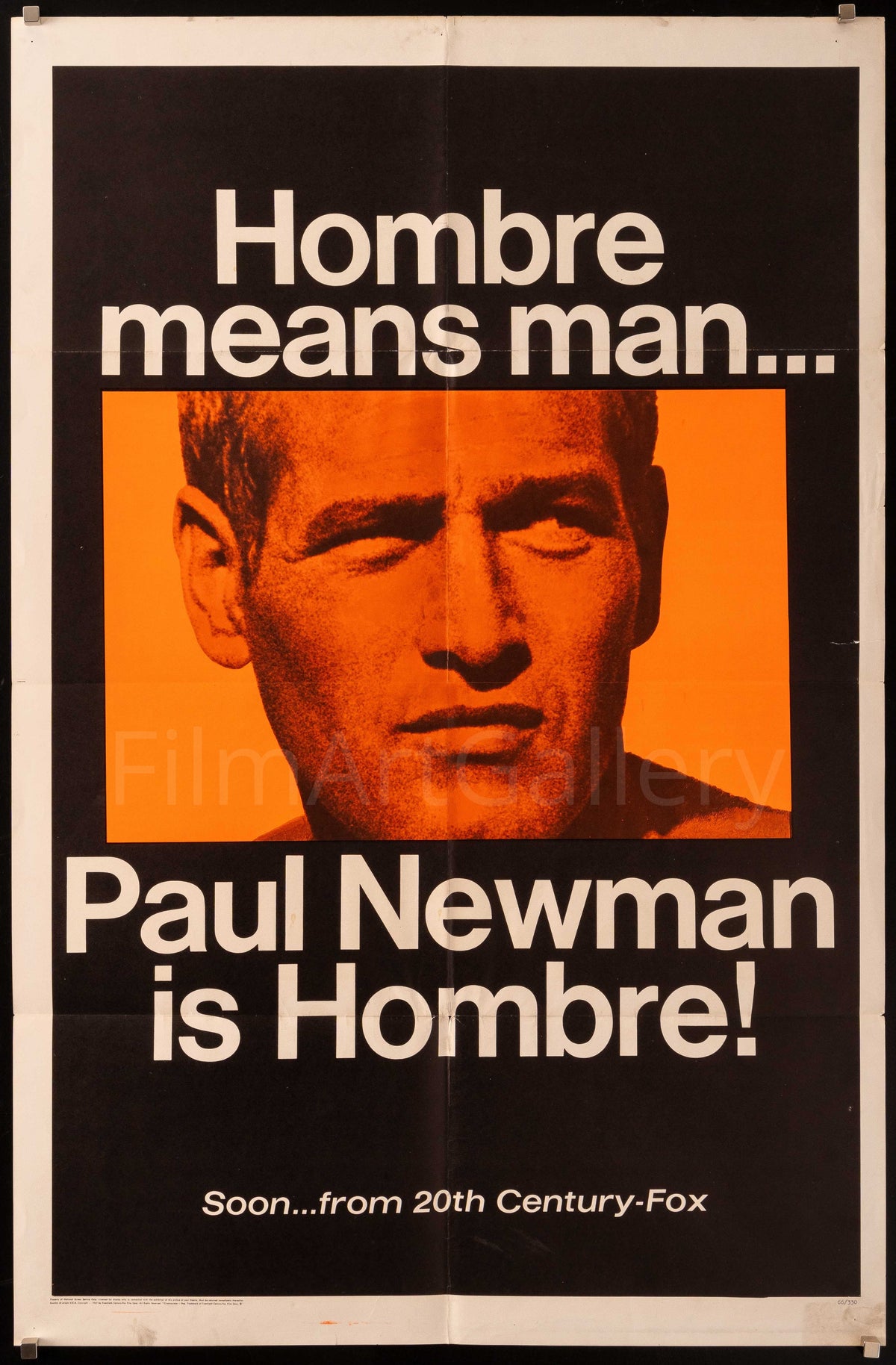 Hombre Original Vintage Movie Poster