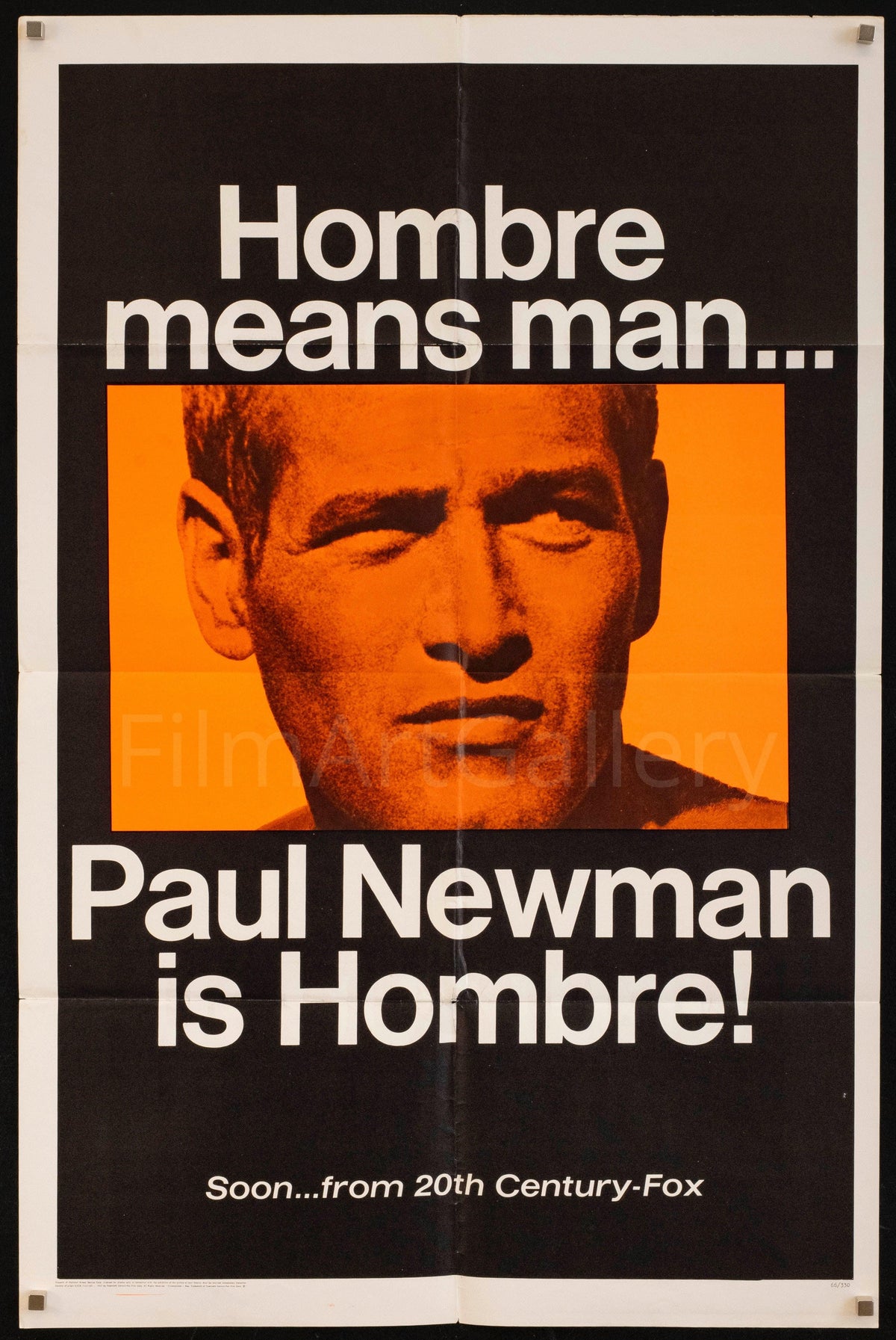 Hombre Original Vintage Movie Poster