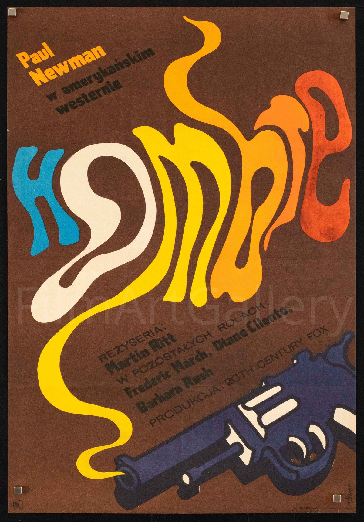 Hombre Original Vintage Movie Poster