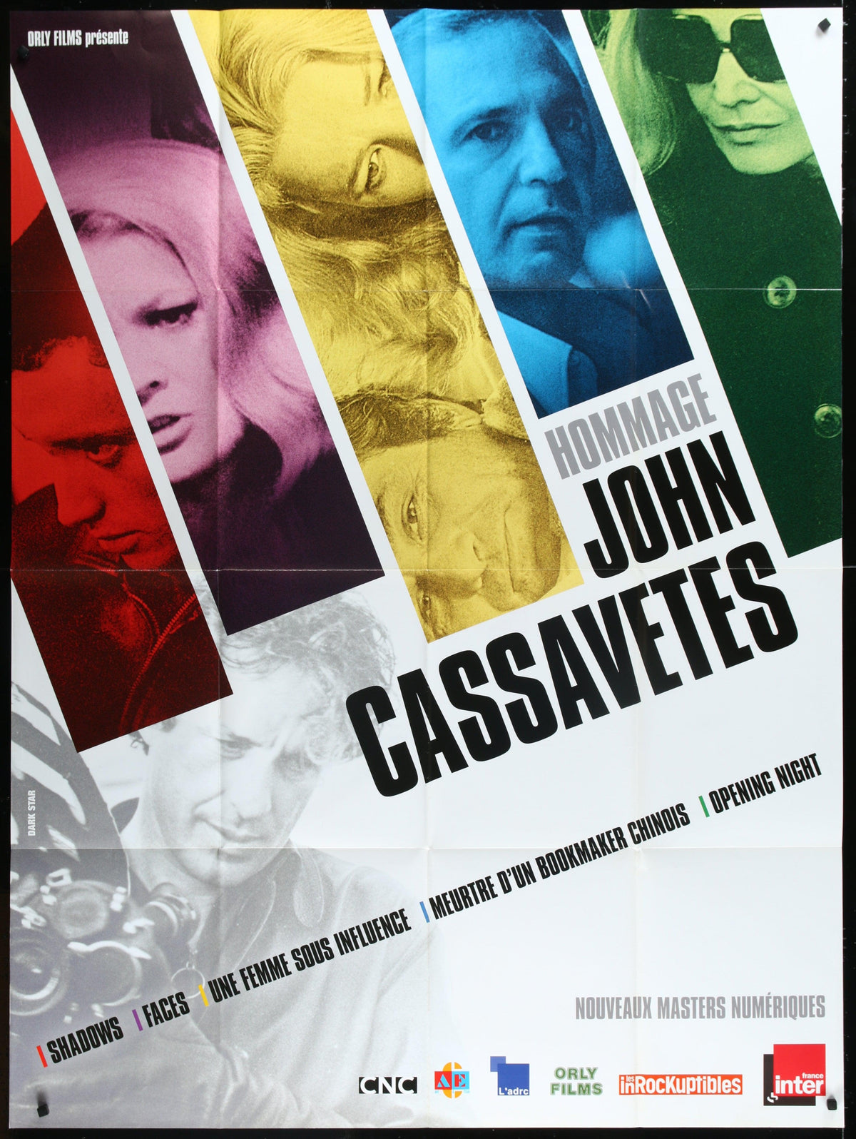 Hommage John Cassavetes French 1 panel (47x63) Original Vintage Movie Poster