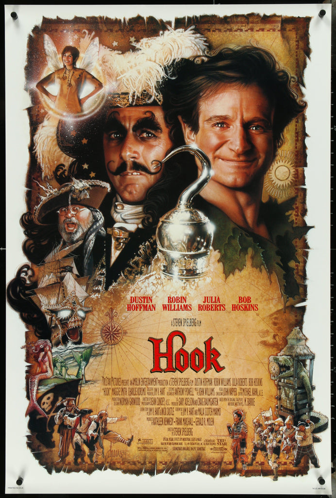 Hook 1 Sheet (27x41) Original Vintage Movie Poster
