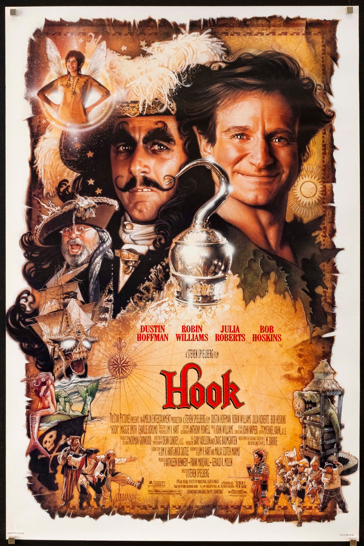 Hook Original Vintage Movie Poster