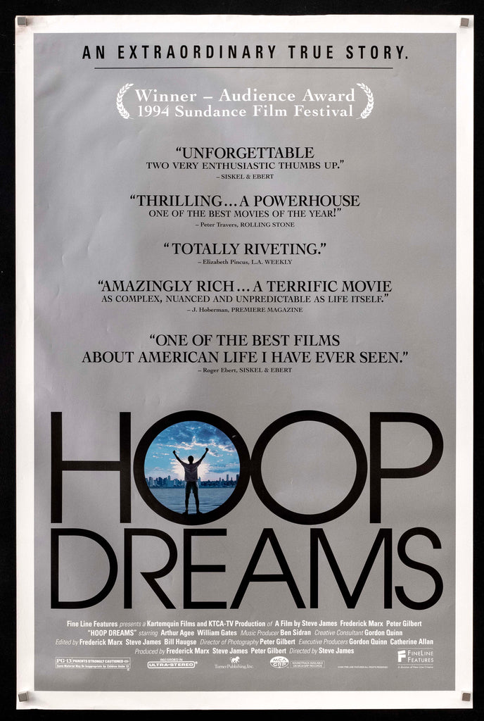 Hoop Dreams Original Vintage Movie Poster