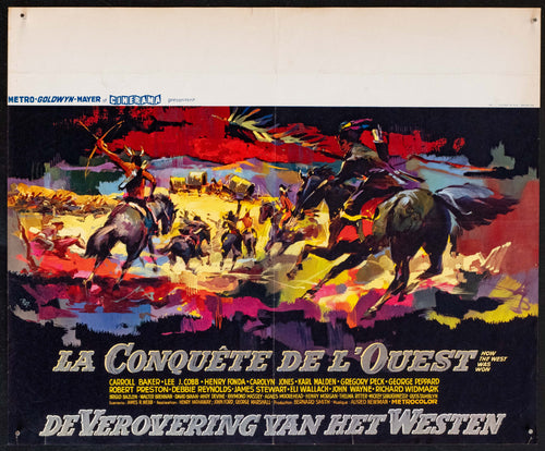 How the West Was Won Original Vintage Movie Poster