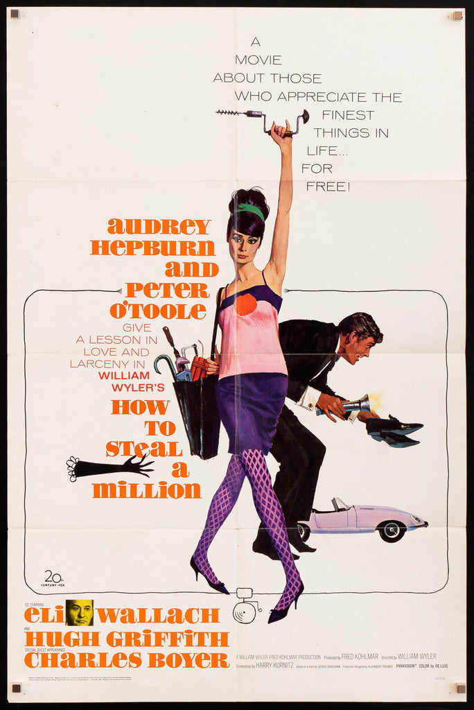 How to Steal A Million Original Vintage Movie Poster