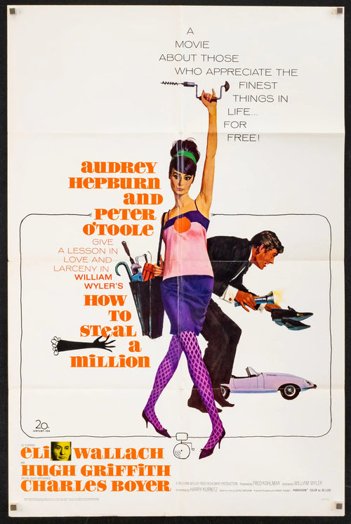 How to Steal A Million Original Vintage Movie Poster