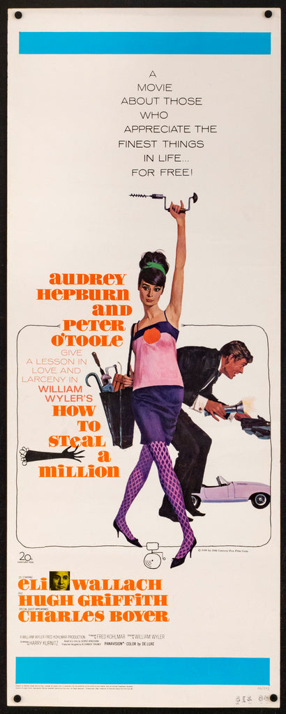 How to Steal A Million Original Vintage Movie Poster