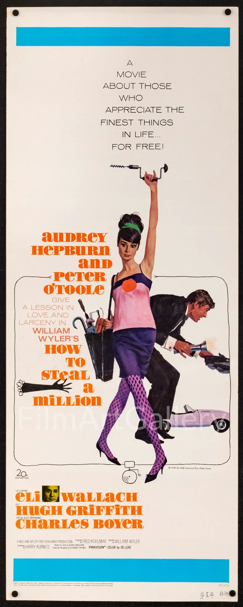 How to Steal A Million Original Vintage Movie Poster