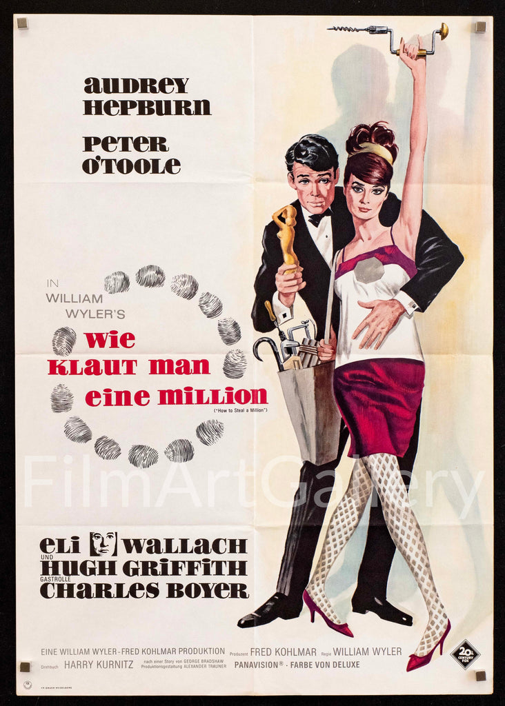 How to Steal A Million Original Vintage Movie Poster