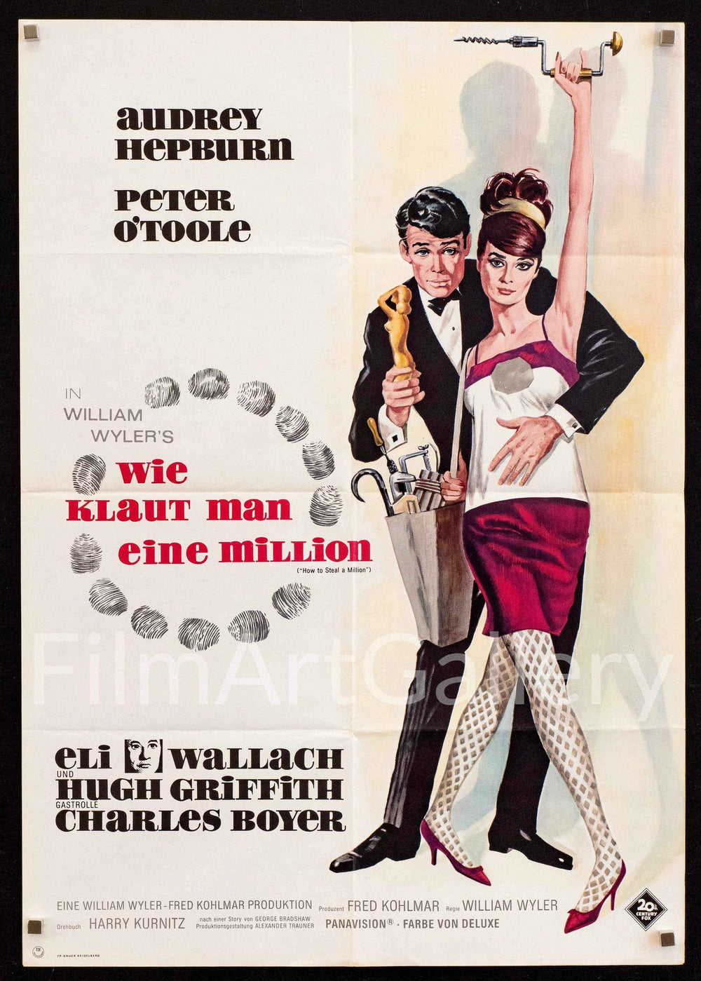 How to Steal A Million Original Vintage Movie Poster