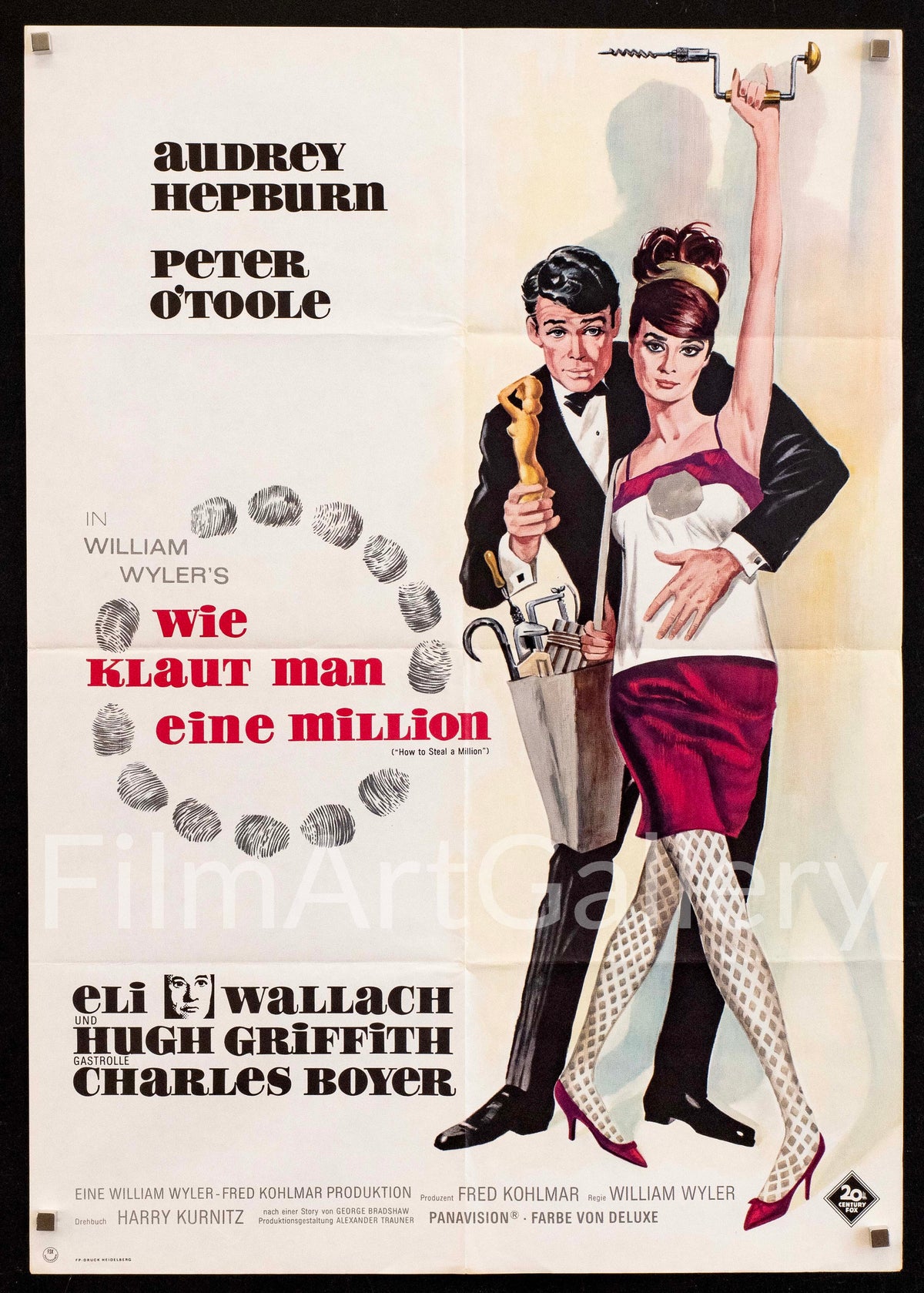 How to Steal A Million Original Vintage Movie Poster