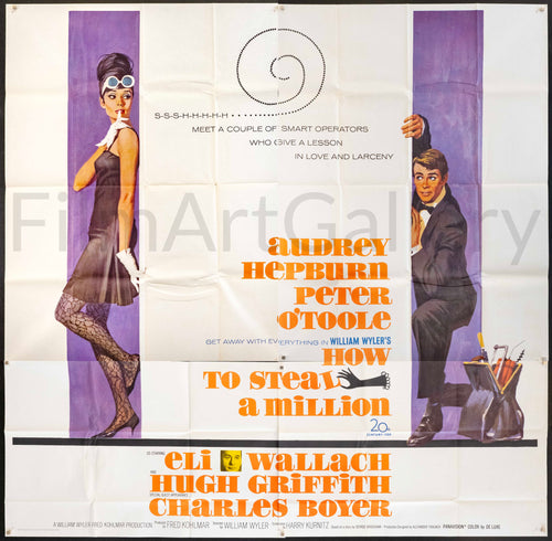 How to Steal a Million Original Vintage Movie Poster