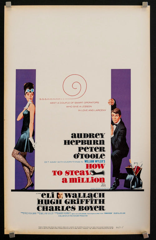 How to Steal a Million Original Vintage Movie Poster
