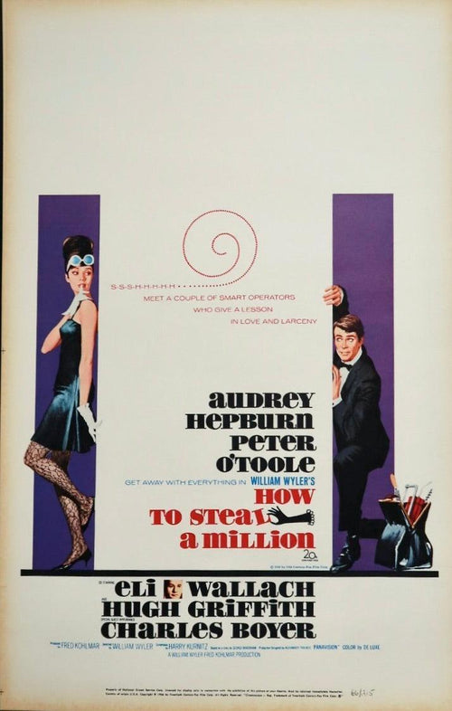 How to Steal a Million Original Vintage Movie Poster
