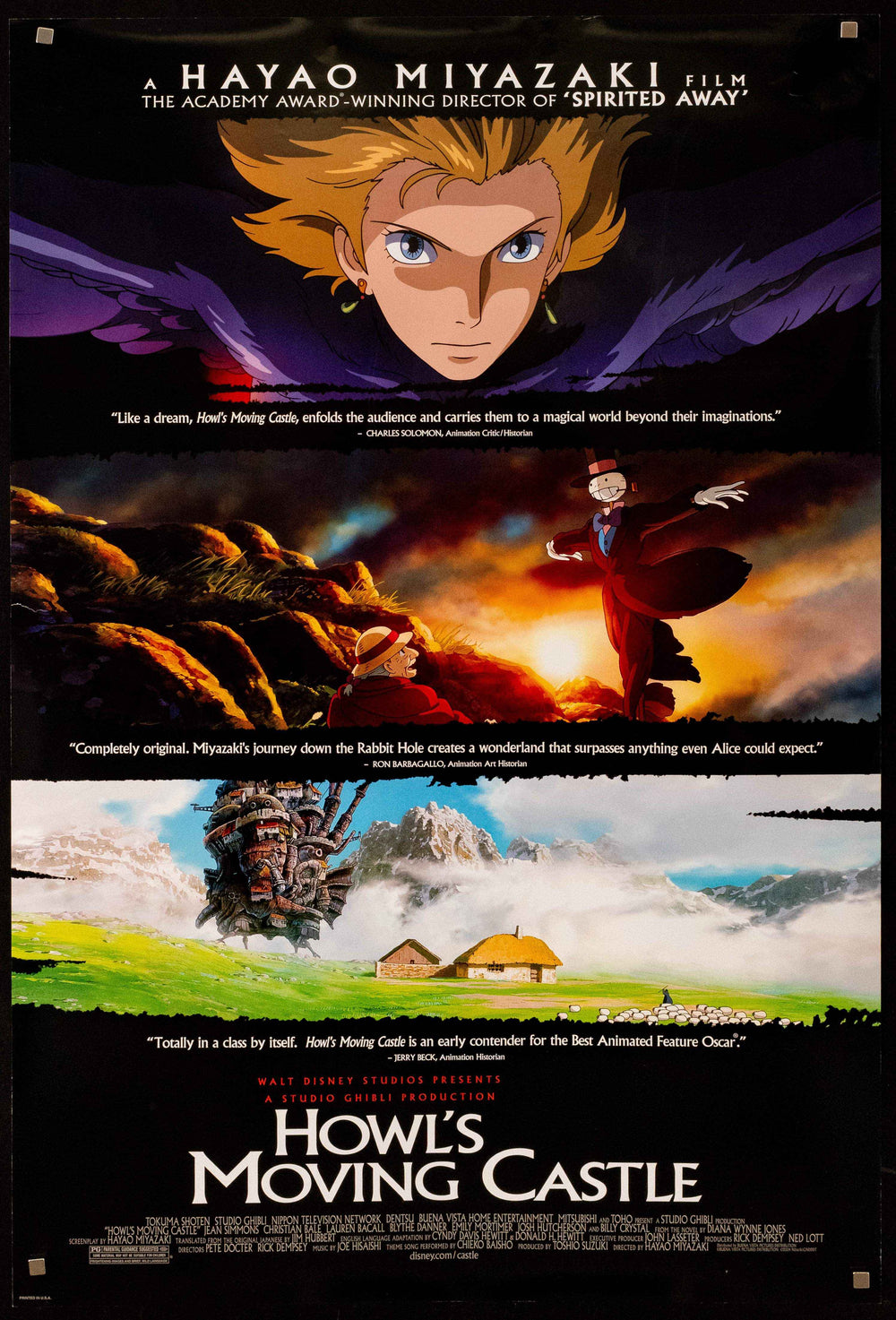 Howl's Moving Castle Original Vintage Movie Poster