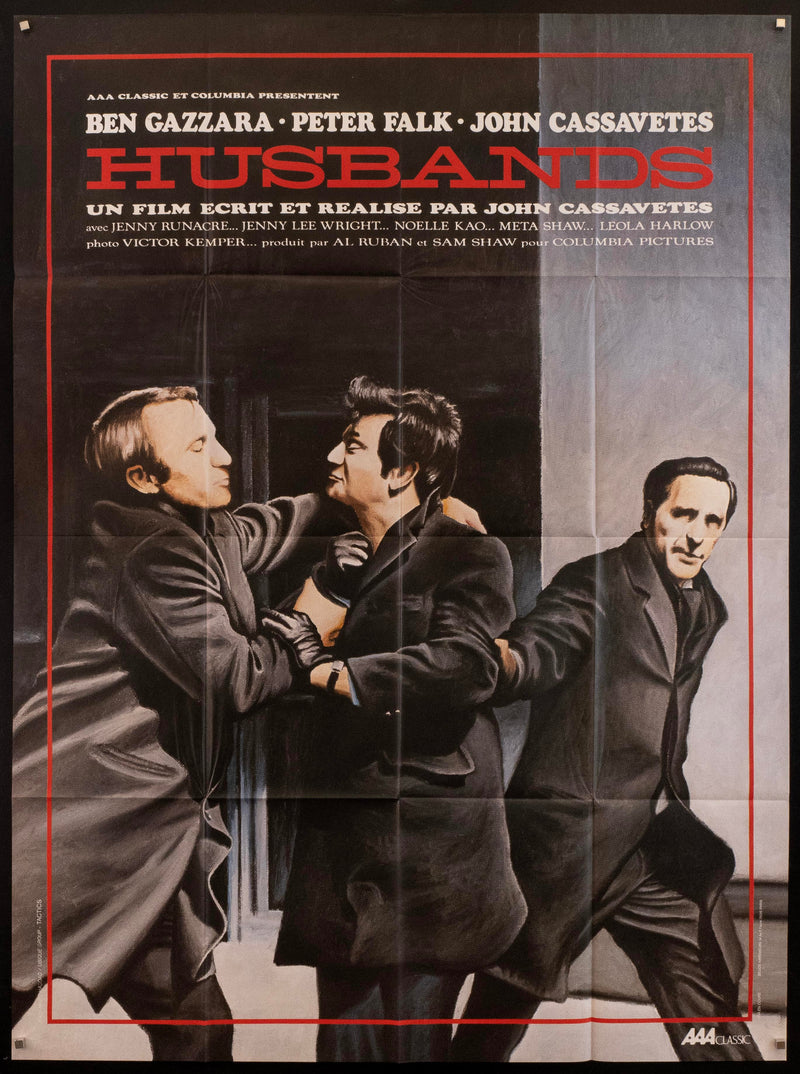 Husbands French 1 panel (47x63) Original Vintage Movie Poster