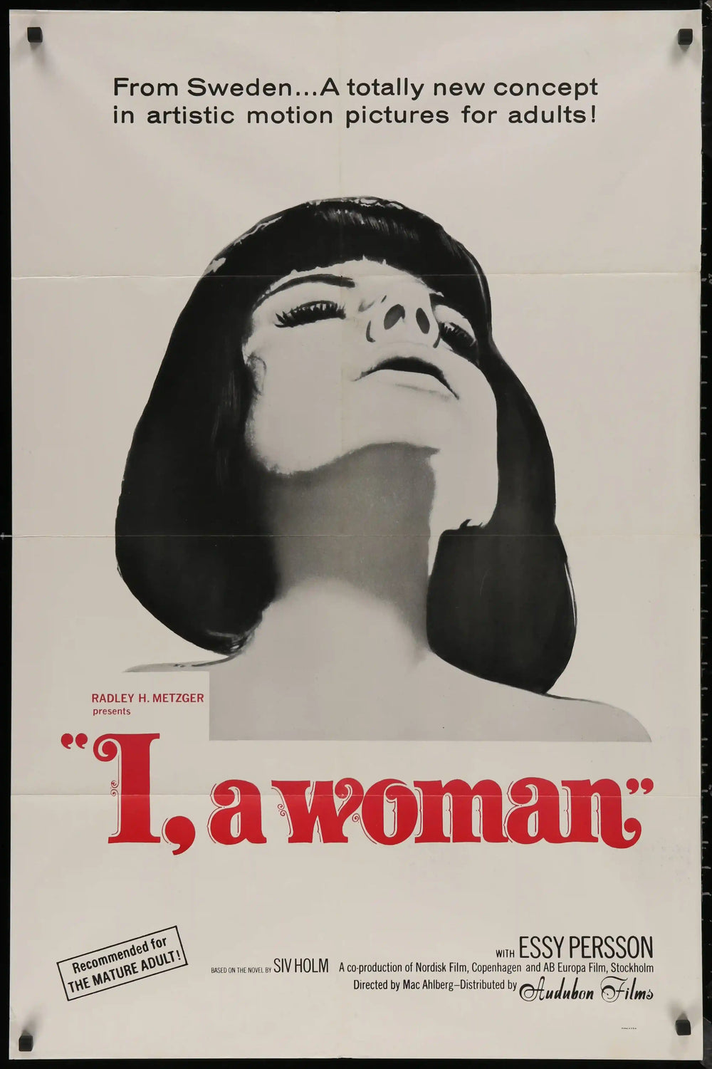 I, A Woman Original Vintage Movie Poster