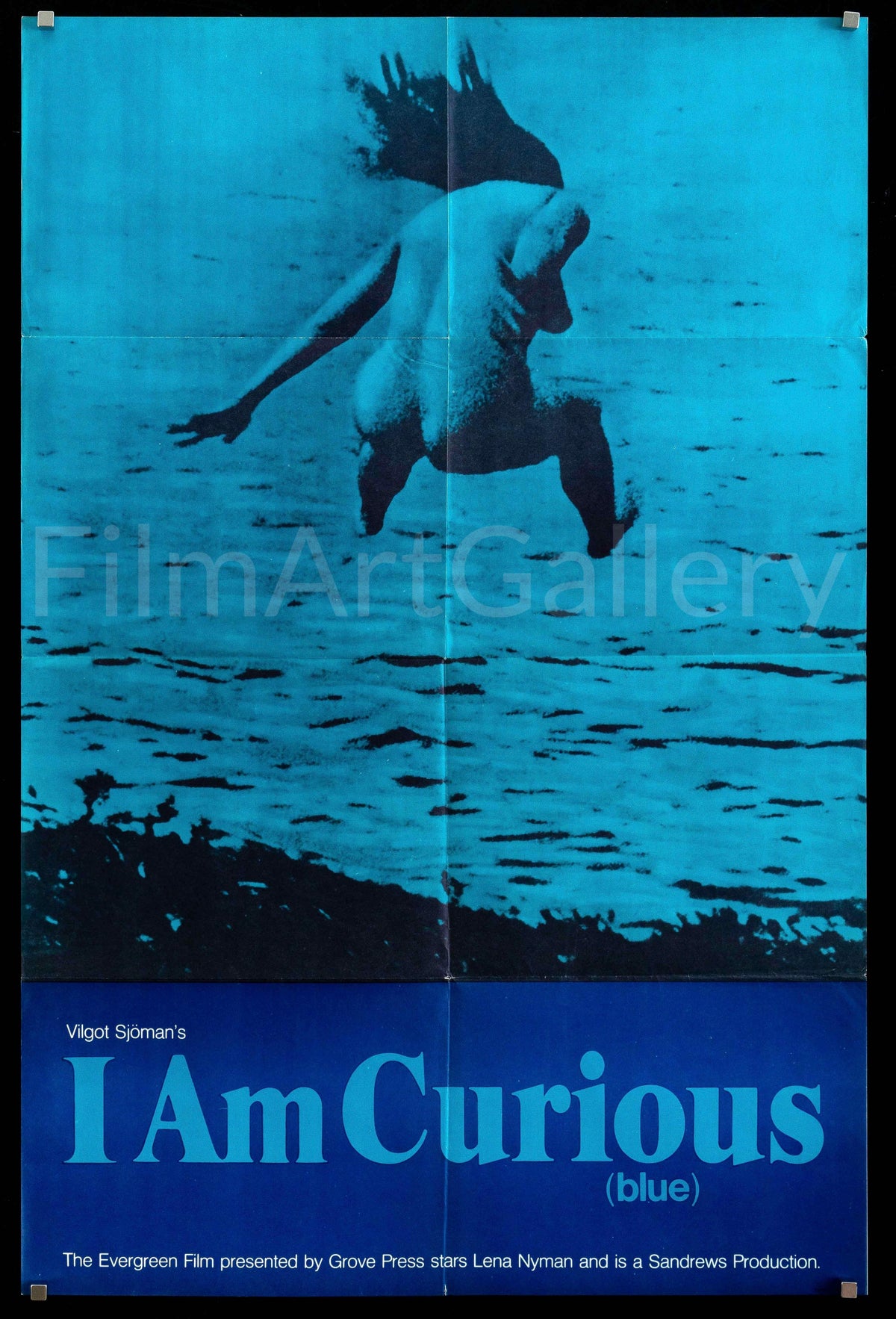 I Am Curious (Blue) Original Vintage Movie Poster
