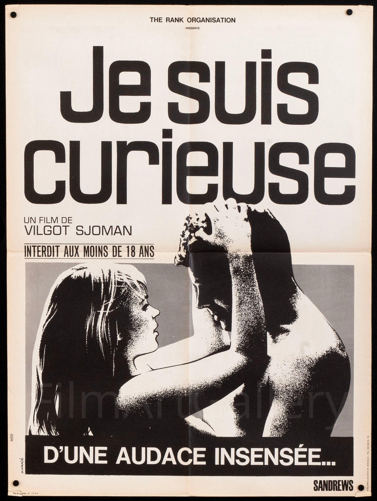 I Am Curious Yellow (Je Suis Curieuse) French Small (23x32) Original Vintage Movie Poster