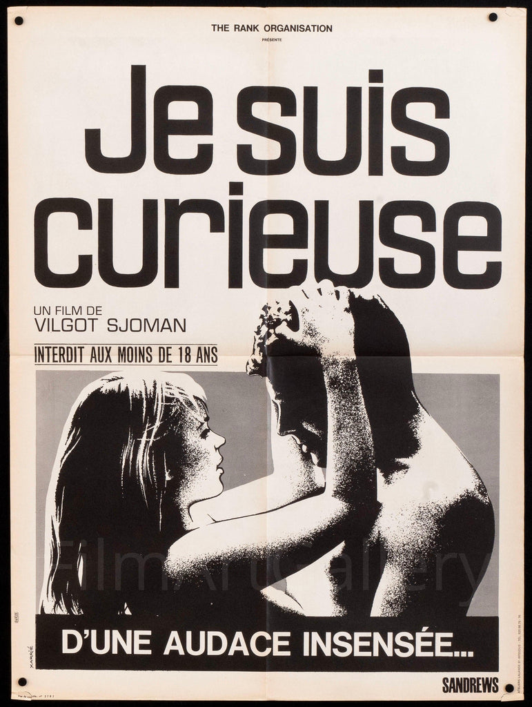 I Am Curious Yellow (Je Suis Curieuse) Original Vintage Movie Poster