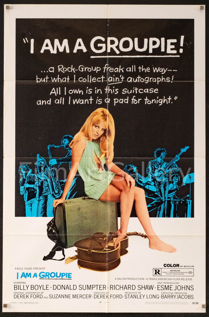 I Am a Groupie Original Vintage Movie Poster
