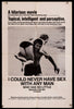 I Could Never Have Sex Original Vintage Movie Poster