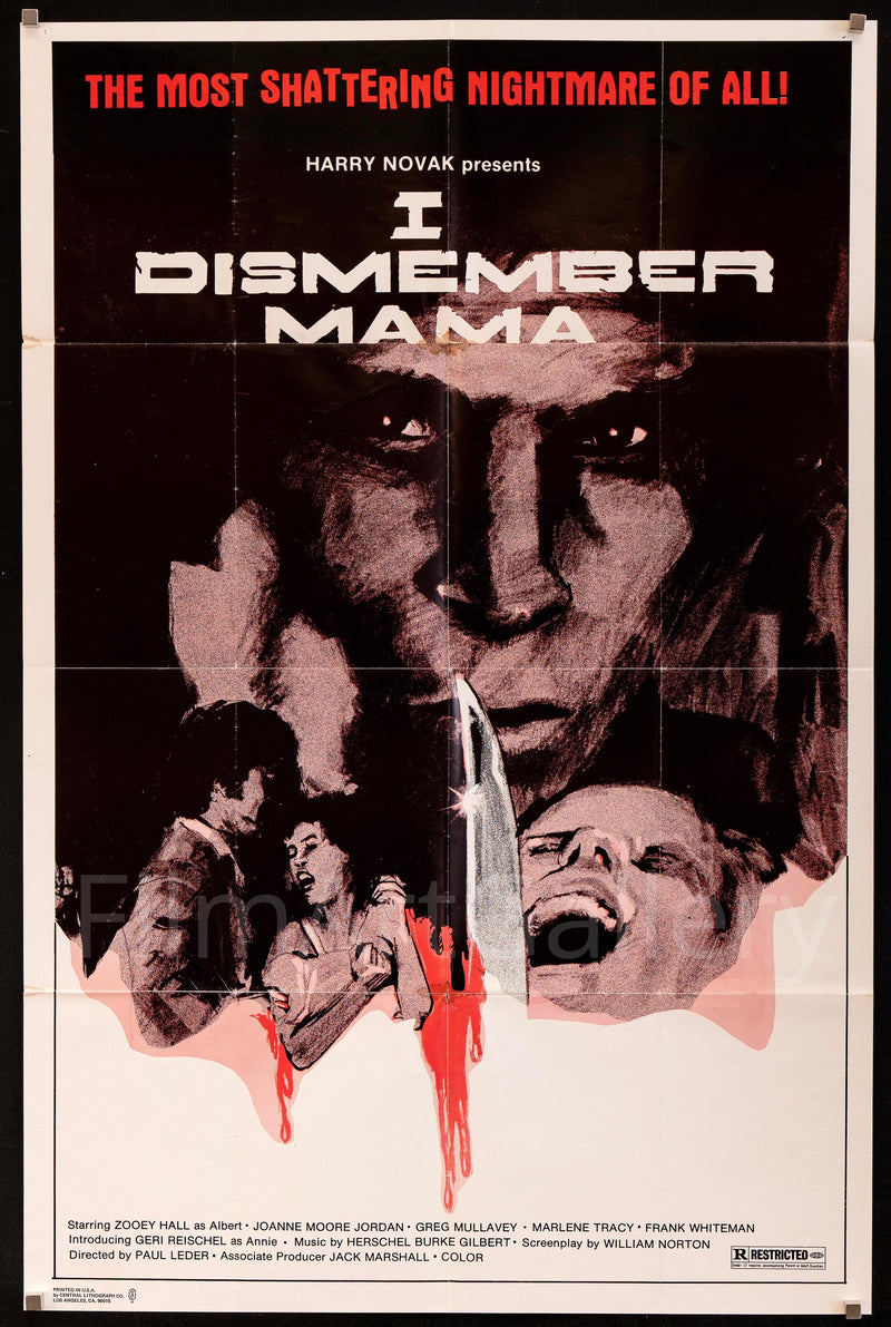 I Dismember Mama 1 Sheet (27x41) Original Vintage Movie Poster
