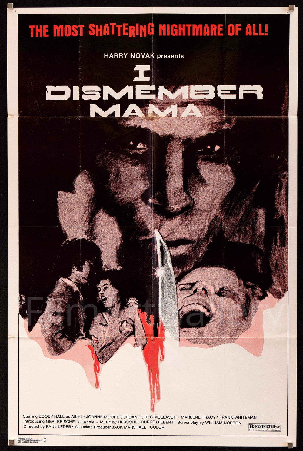 I Dismember Mama Original Vintage Movie Poster