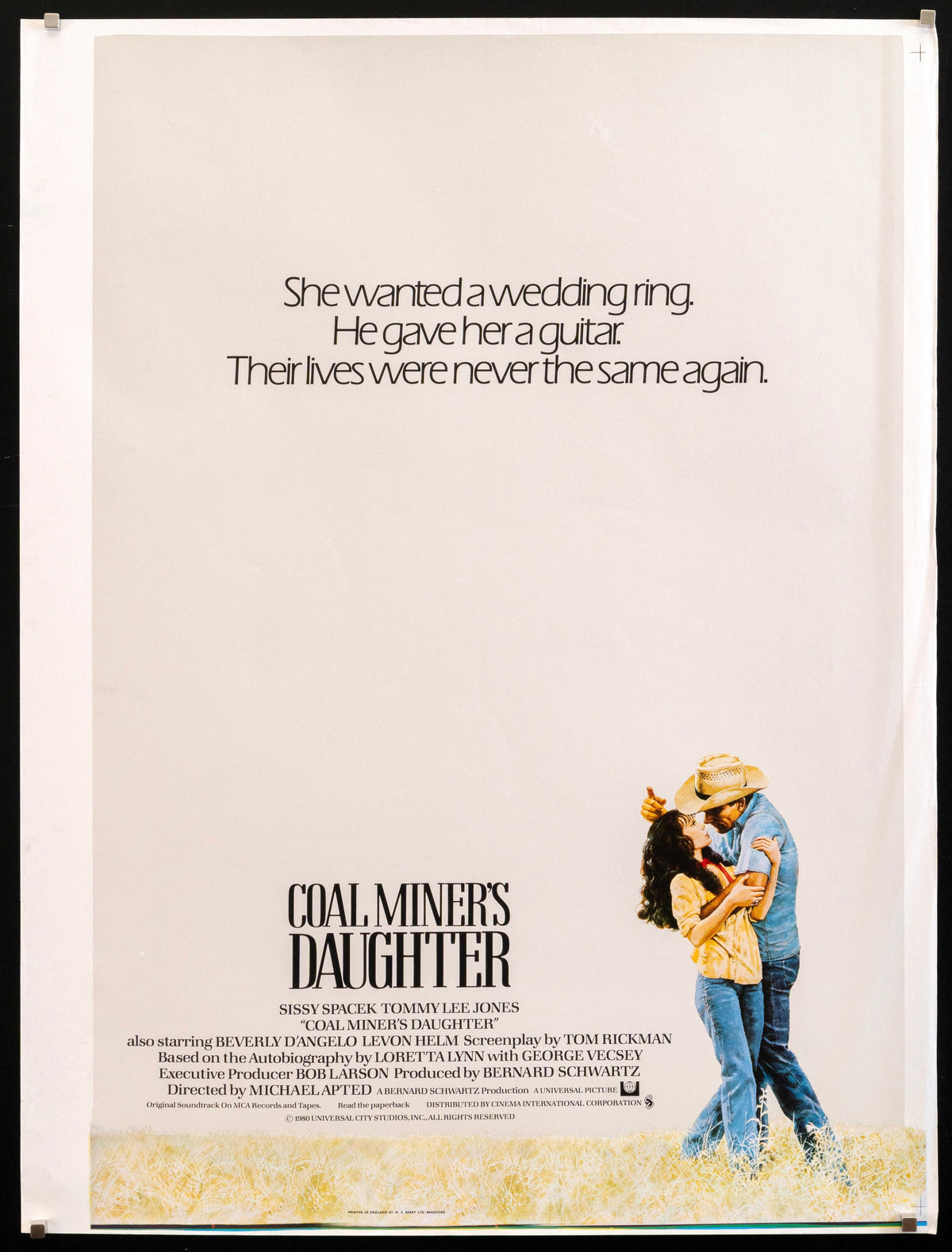 Coal Miner&#39;s Daughter Original Vintage Movie Poster