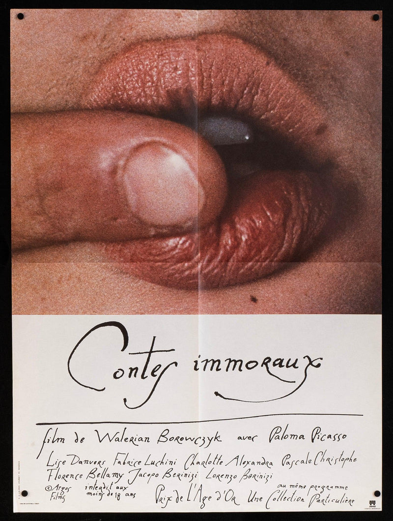 Immoral Tales (Contes Immoraux) French small (23x32) Original Vintage Movie Poster