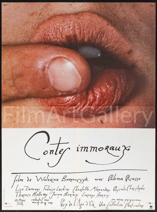 Immoral Tales (Contes Immoraux) Original Vintage Movie Poster