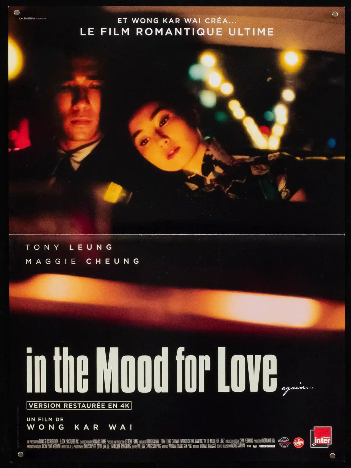 In the Mood For Love Original Vintage Movie Poster