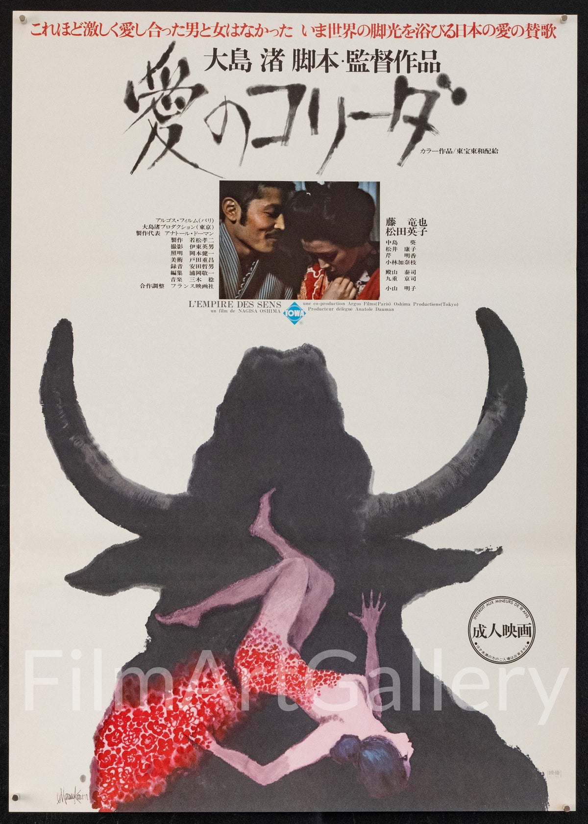 In the Realm of the Sense Original Vintage Movie Poster