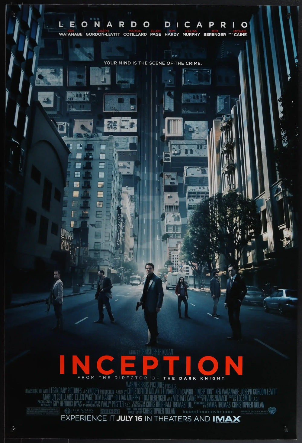 Inception Original Vintage Movie Poster