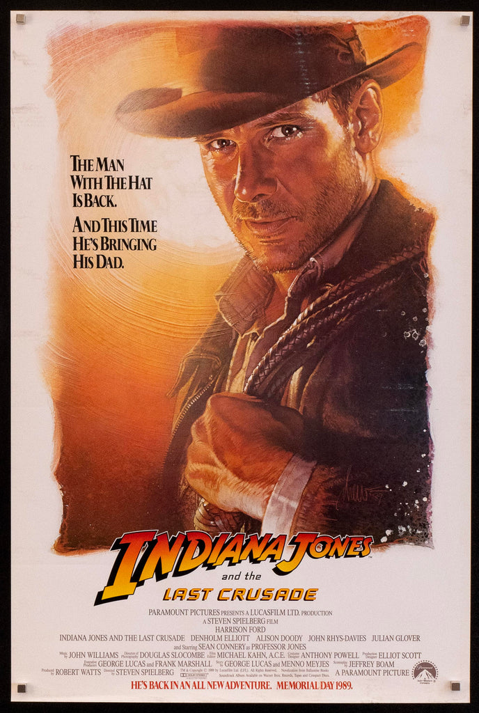 Indiana Jones and the Last Crusade Original Vintage Movie Poster