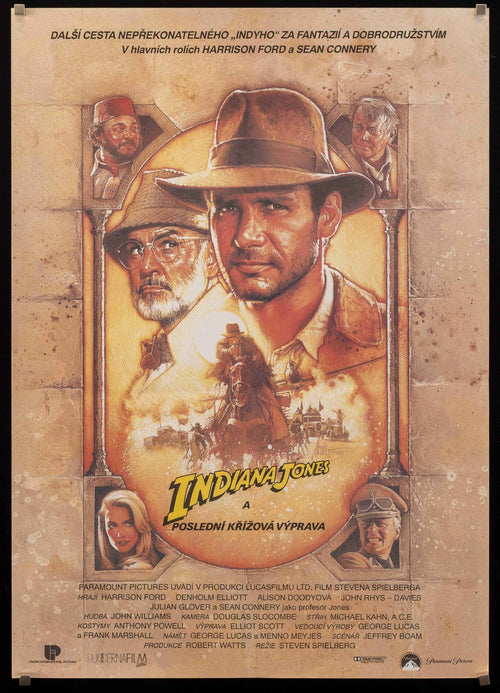 Indiana Jones and the Last Crusade Original Vintage Movie Poster