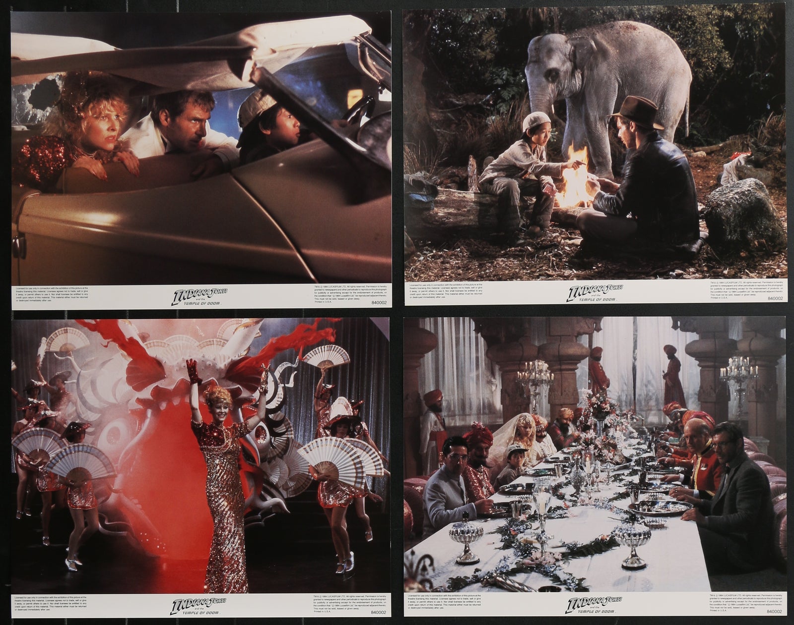 Indiana Jones and the Temple of Doom Original Vintage Movie Poster