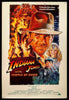 Indiana Jones and the Temple of Doom Original Vintage Movie Poster