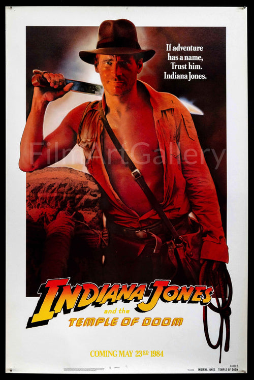 Indiana Jones and the Temple of Doom Original Vintage Movie Poster