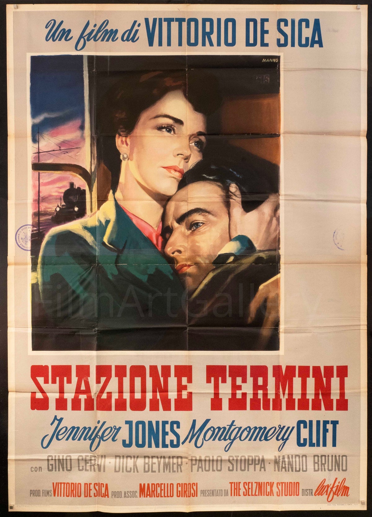 Indiscretion of an American Wife Italian 4 foglio (55x78) Original Vintage Movie Poster