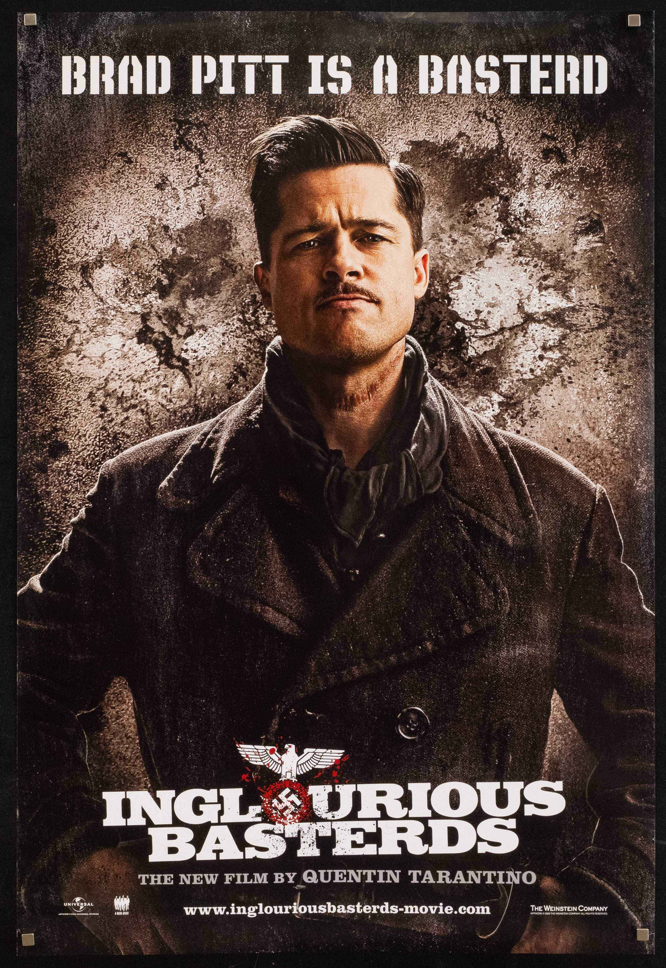 affiche cinema inglourious basterds movie poster 120x160 + 40x60 lot affiche cinema inglourious basterds movie poster 120x160 + 40x60 lot