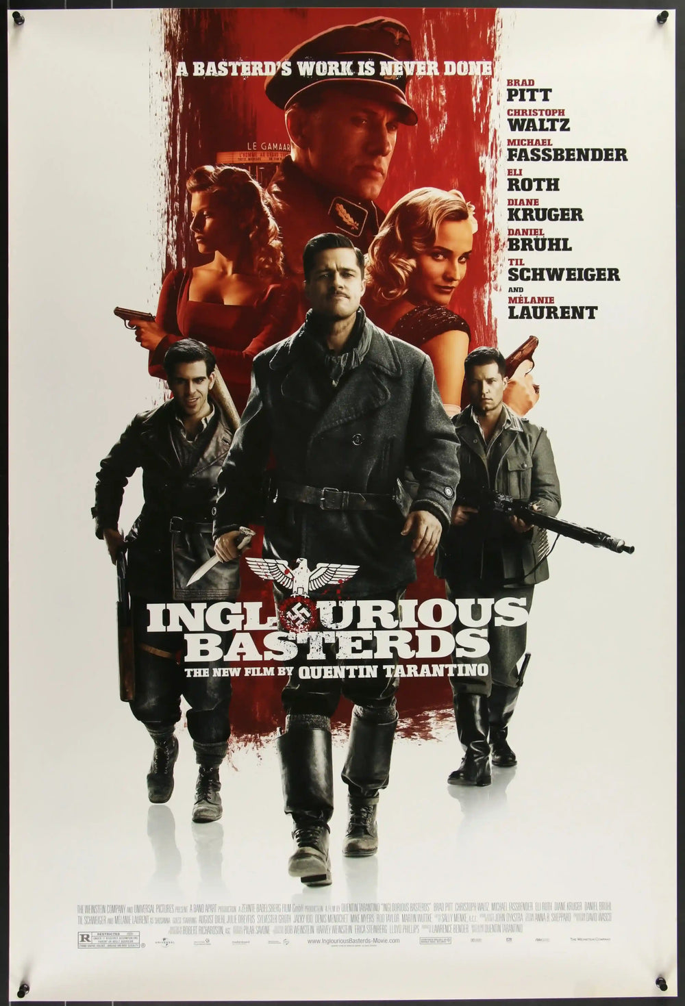 Inglourious Basterds Original Vintage Movie Poster