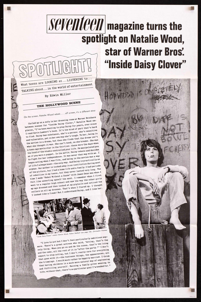 Inside Daisy Clover Original Vintage Movie Poster