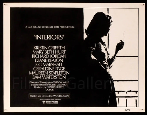Interiors Original Vintage Movie Poster