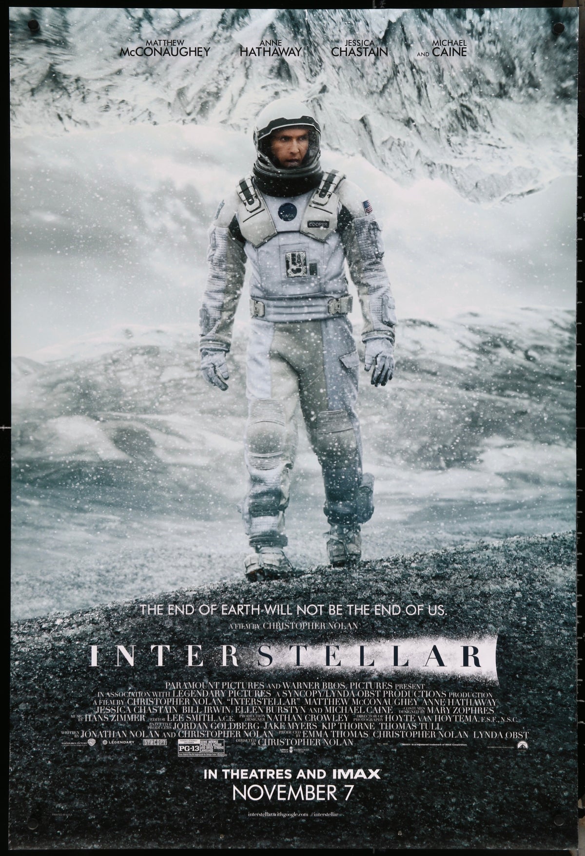 Interstellar Original Vintage Movie Poster